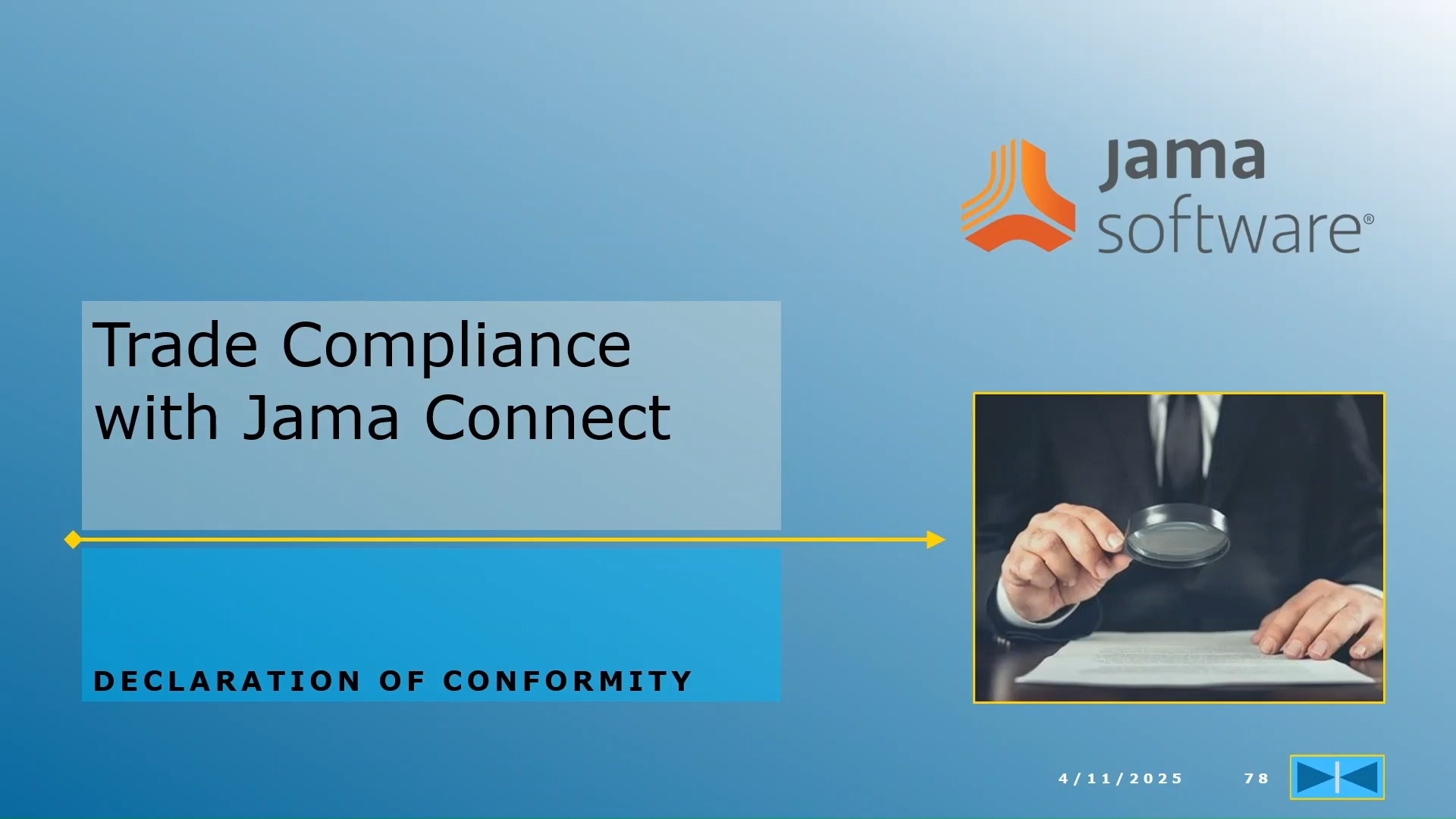 Trade Compliance with Jama Connect®