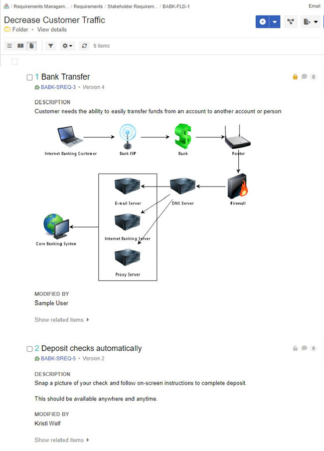 requirements authoring screenshot