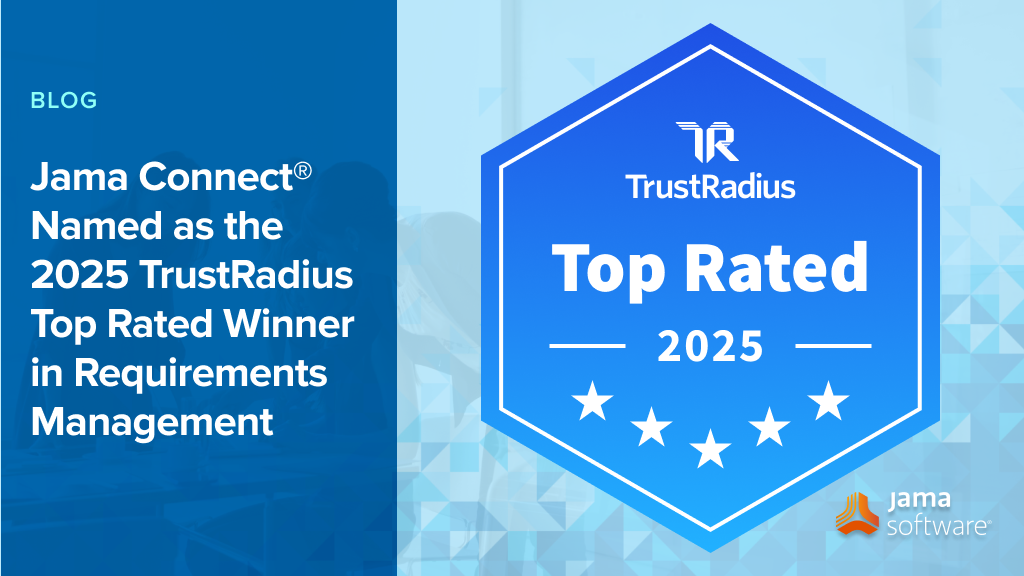 Jama Connect® Named as the 2025 TrustRadius Top Rated Winner in Requirements Management